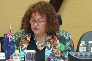 H.E. Amb Stephanie Lee, New  Zealand Ambassador to ASEAN, acted as proxy for the NZ GB member Dr John Wood, Amb (Retd), QSO
